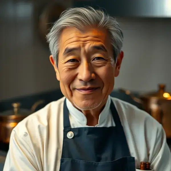 代表シェフ 田中健一のポートレート
